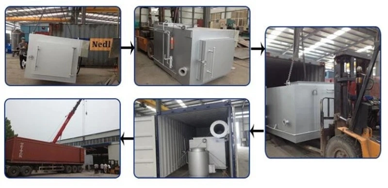 Ready Stock 30kg 50kg 100kg Smokeless Incinerator Hotel Industrial General Garbage Waste Incinerator Wholesale