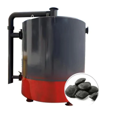 Equipamento de produção de carvão vegetal Forno de carbonização de carvão ativado de madeira para churrasco/Shisha